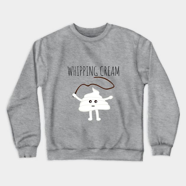 Whipping Cream Crewneck Sweatshirt by chyneyee